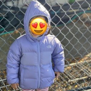 The North Face 550’ Toddler Lilac Purple Down filled Jacket  Size-3T